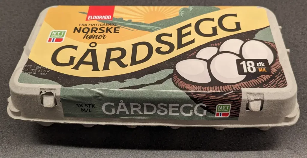 eggelisten nummer 1: gårdsegg fra eldorado